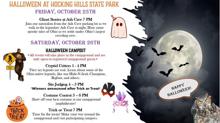 Halloween at Hocking Hills State Park